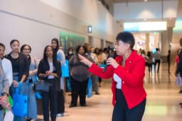 People of Color Career Fair ballroom