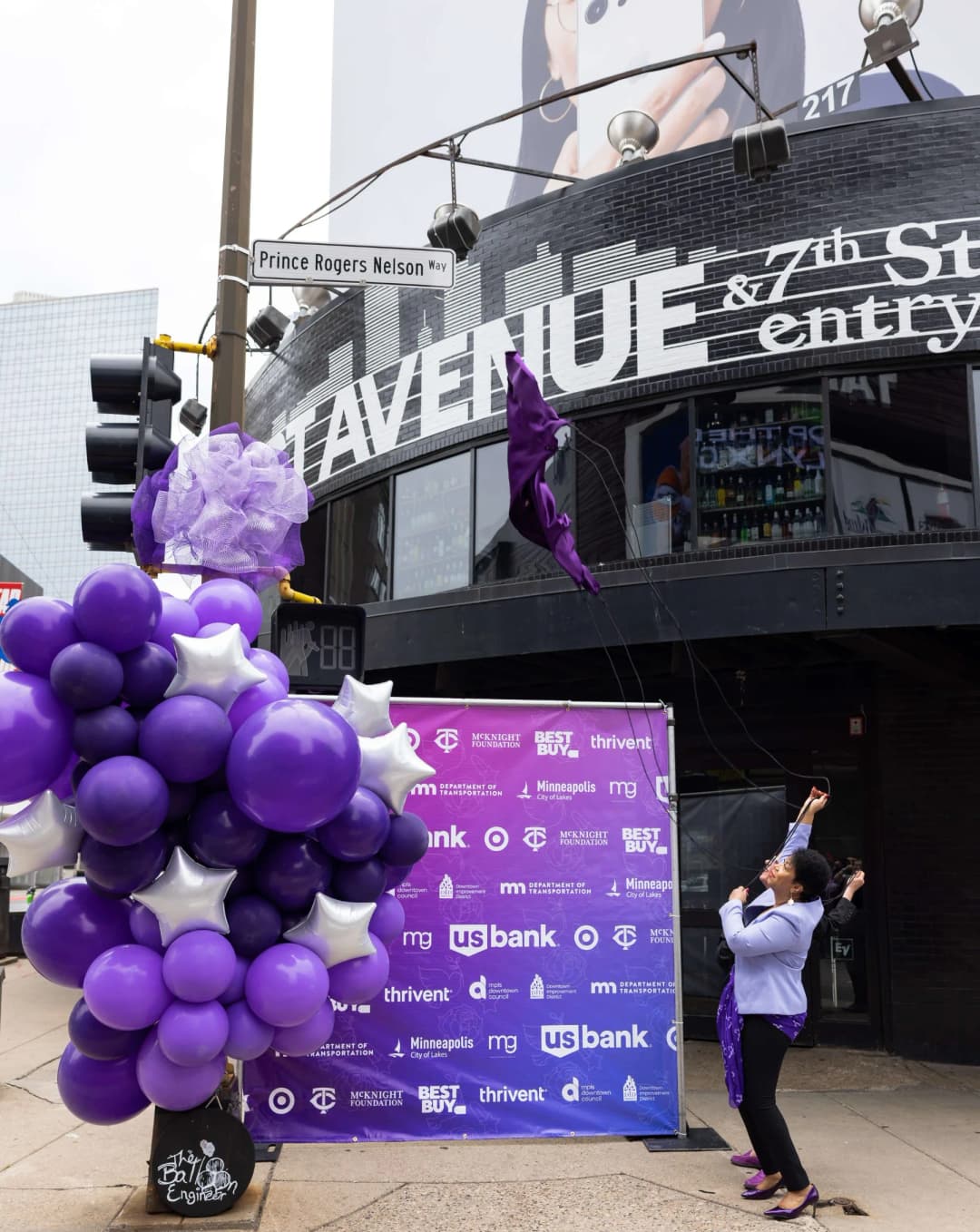 Prince Rogers Nelson Way unveiling